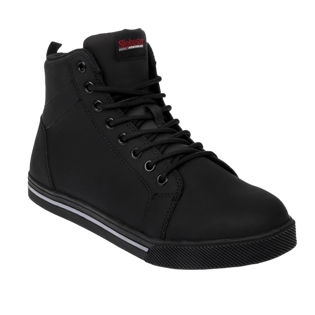 Slipbuster Recycled Microfibre Safety Hi Top Boots Matte Black 42 BA061-42