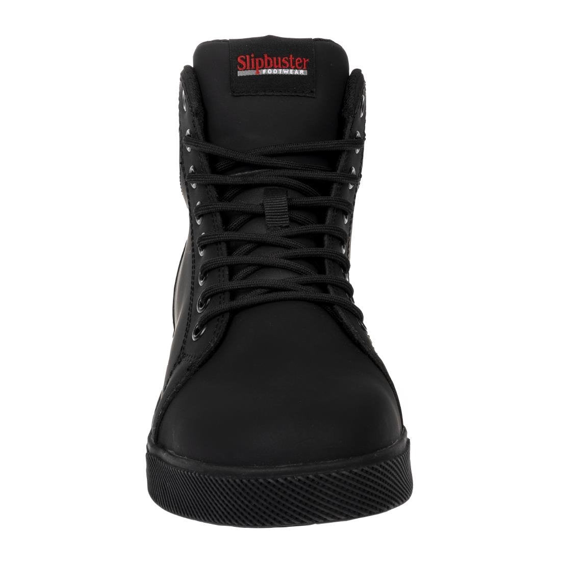 Slipbuster Recycled Microfibre Safety Hi Top Boots Matte Black 44 BA061-44
