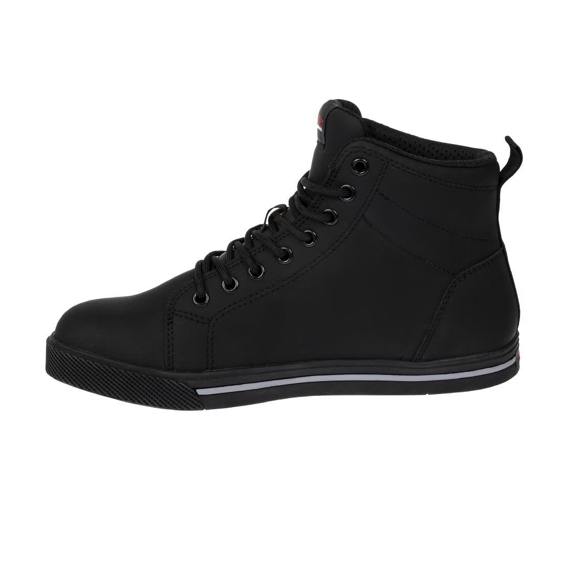 Slipbuster Recycled Microfibre Safety Hi Top Boots Matte Black 44 BA061-44