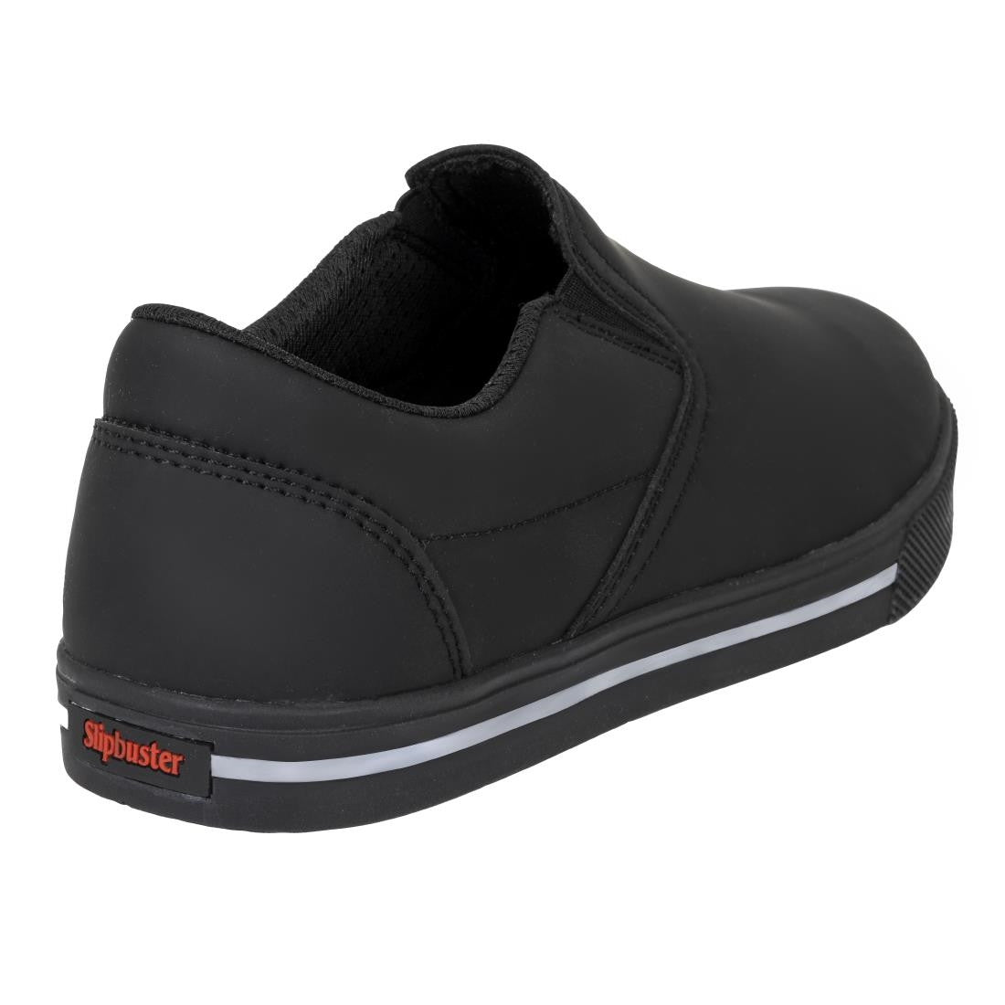 Slipbuster Recycled Microfibre Slip-on Shoe Matte Black 44 BA062-44