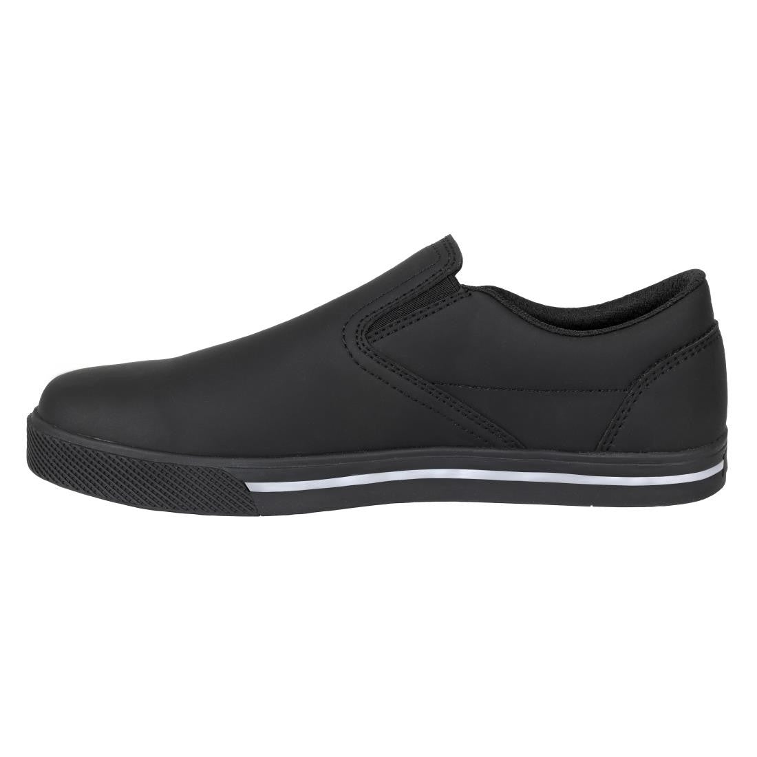 Slipbuster Recycled Microfibre Slip-on Shoe Matte Black 37 BA062-37