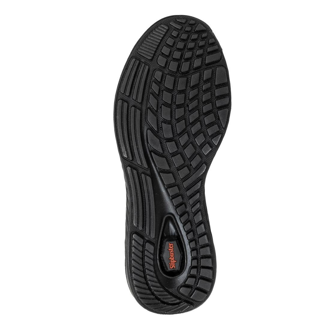 Slipbuster Recycled Microfibre Trainers Matte Black 46 BA063-46
