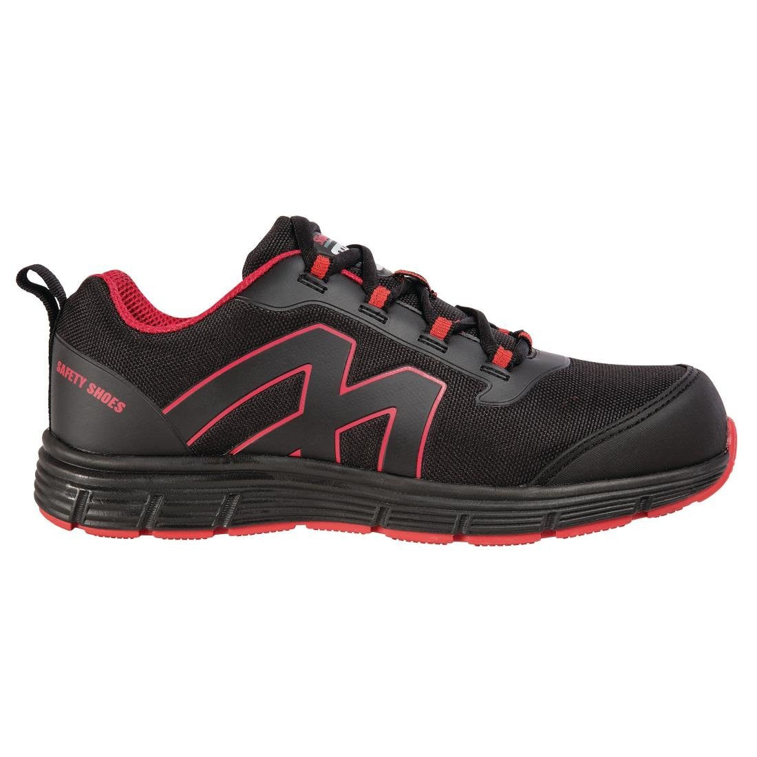 Slipbuster Mesh Safety Trainers Black 46 BB421-46