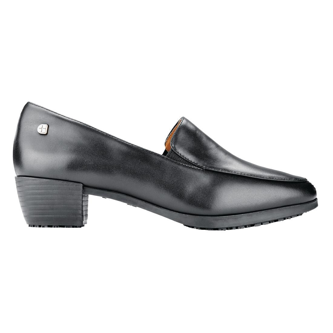Shoes for Crews Envy Slip On Dress Shoe Black Size 35 BB605-35