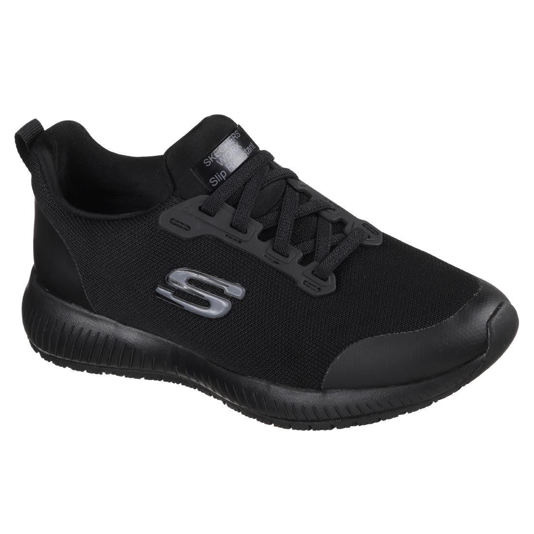 Skechers Womens Slip Resistant Squad Trainer Size 38 BB672-38