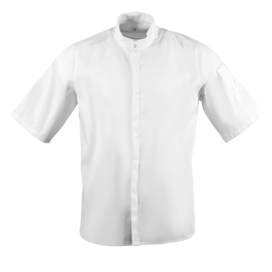 Southside Band Collar Chefs Jacket White Size M BB702-M