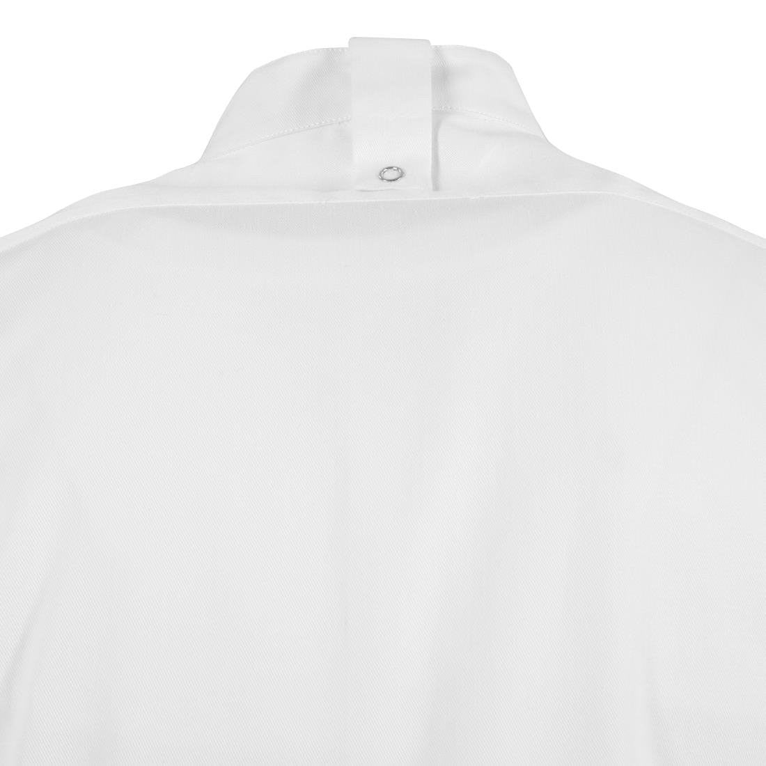 Southside Band Collar Chefs Jacket White Size M BB702-M