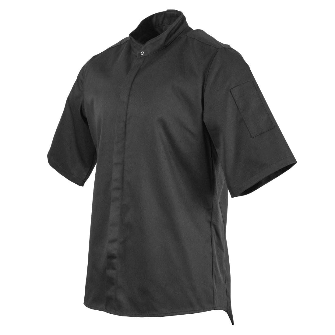 Southside Band Collar Chefs Jacket Black Size XL BB711-XL