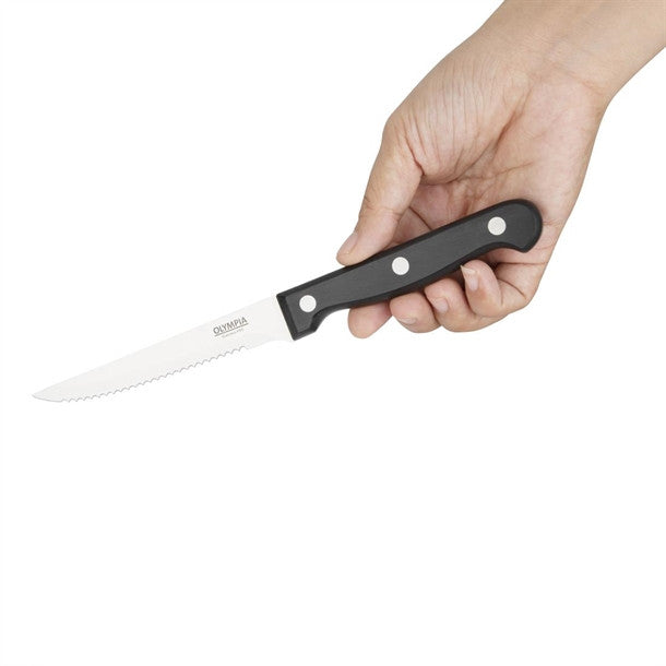Olympia Serrated Steak Knives