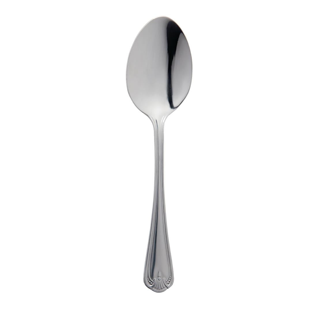 Full back view of Olympia Jesmond Dessert Spoon.