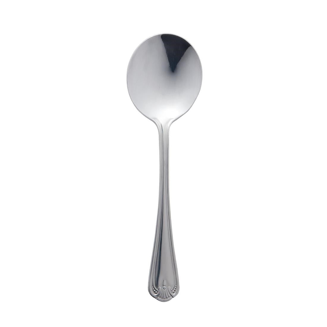 Full shot of Olympia Jesmond Soup Spoon.