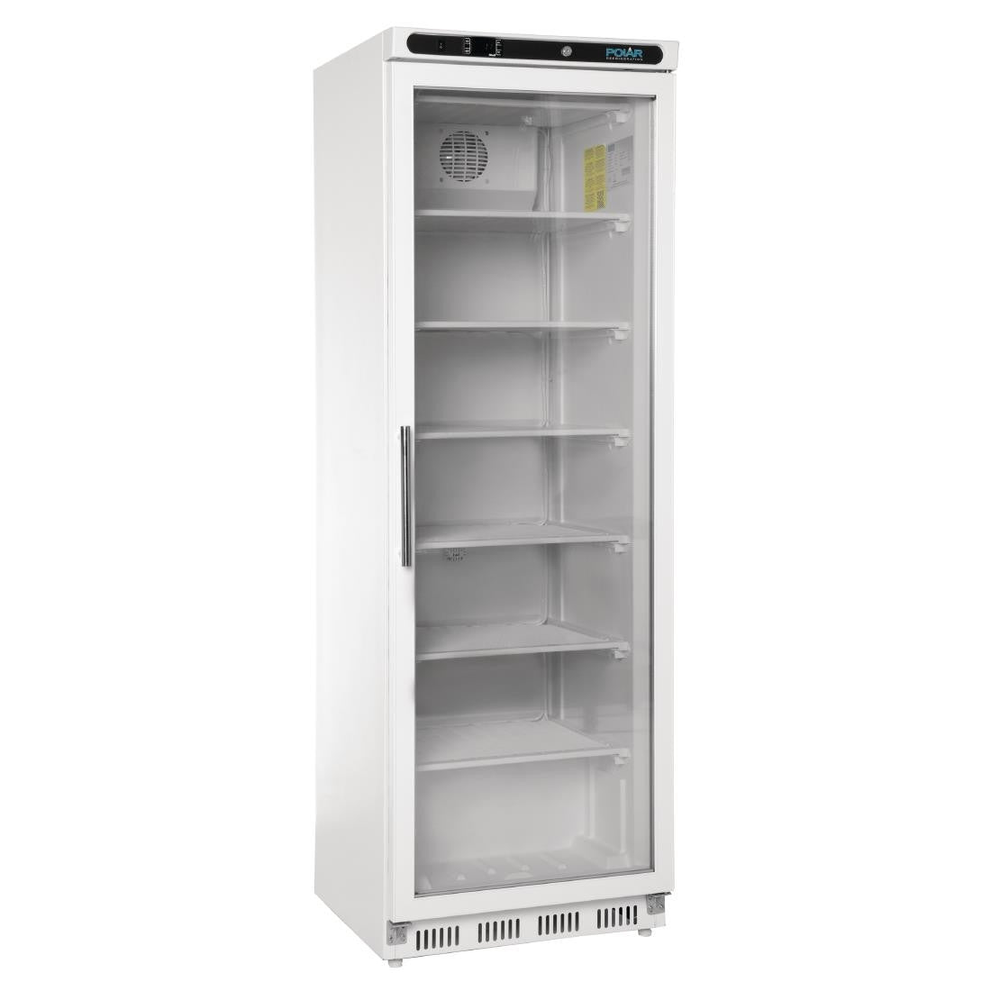 Polar C-Series Glass Door Display Freezer 365Ltr White CB921