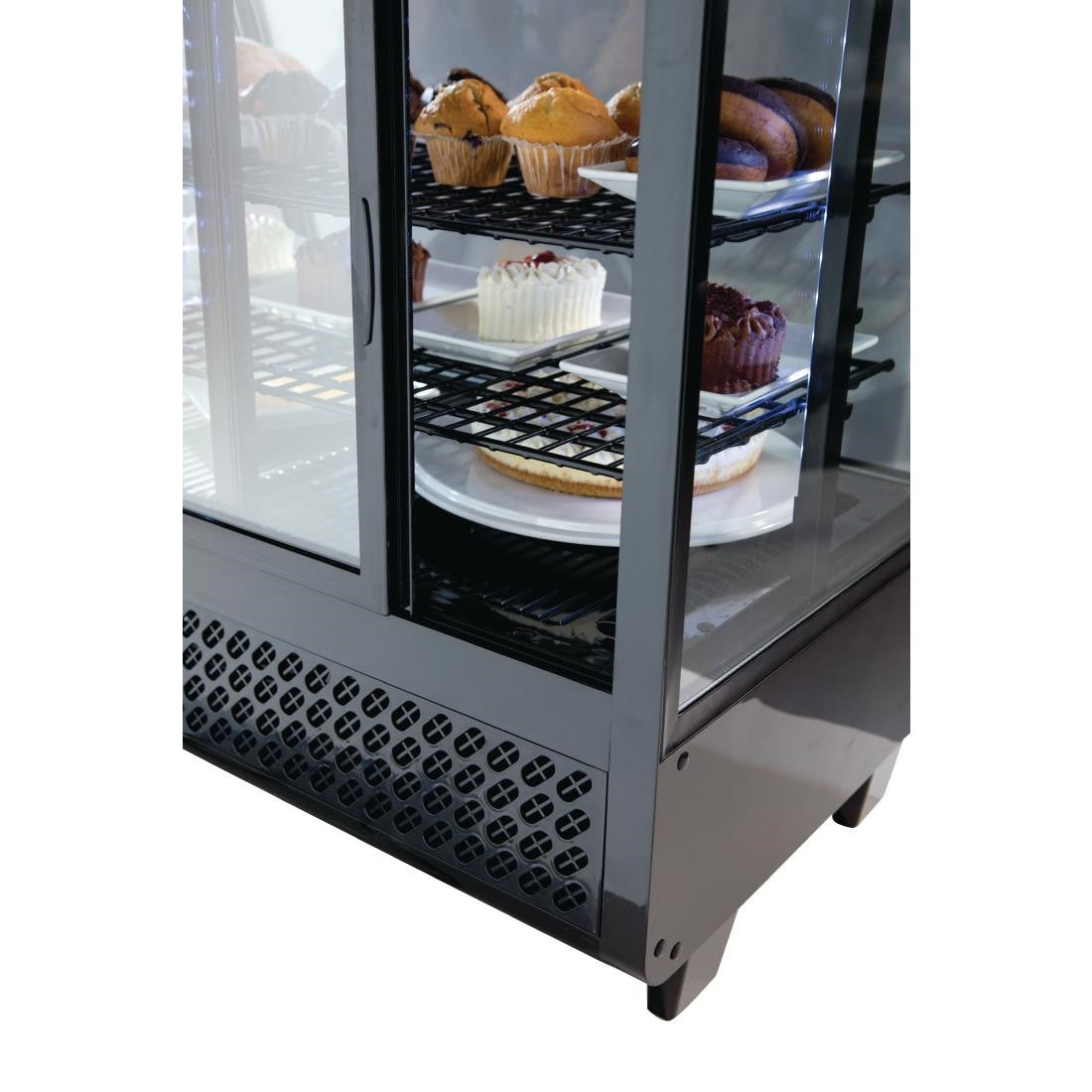 Polar C-Series Countertop Food Display Fridge 100Ltr Black CC611