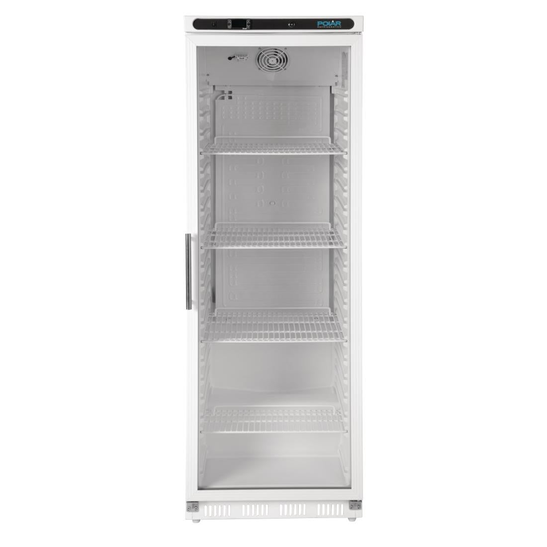 Polar C-Series Upright Display Fridge 400Ltr White CD087