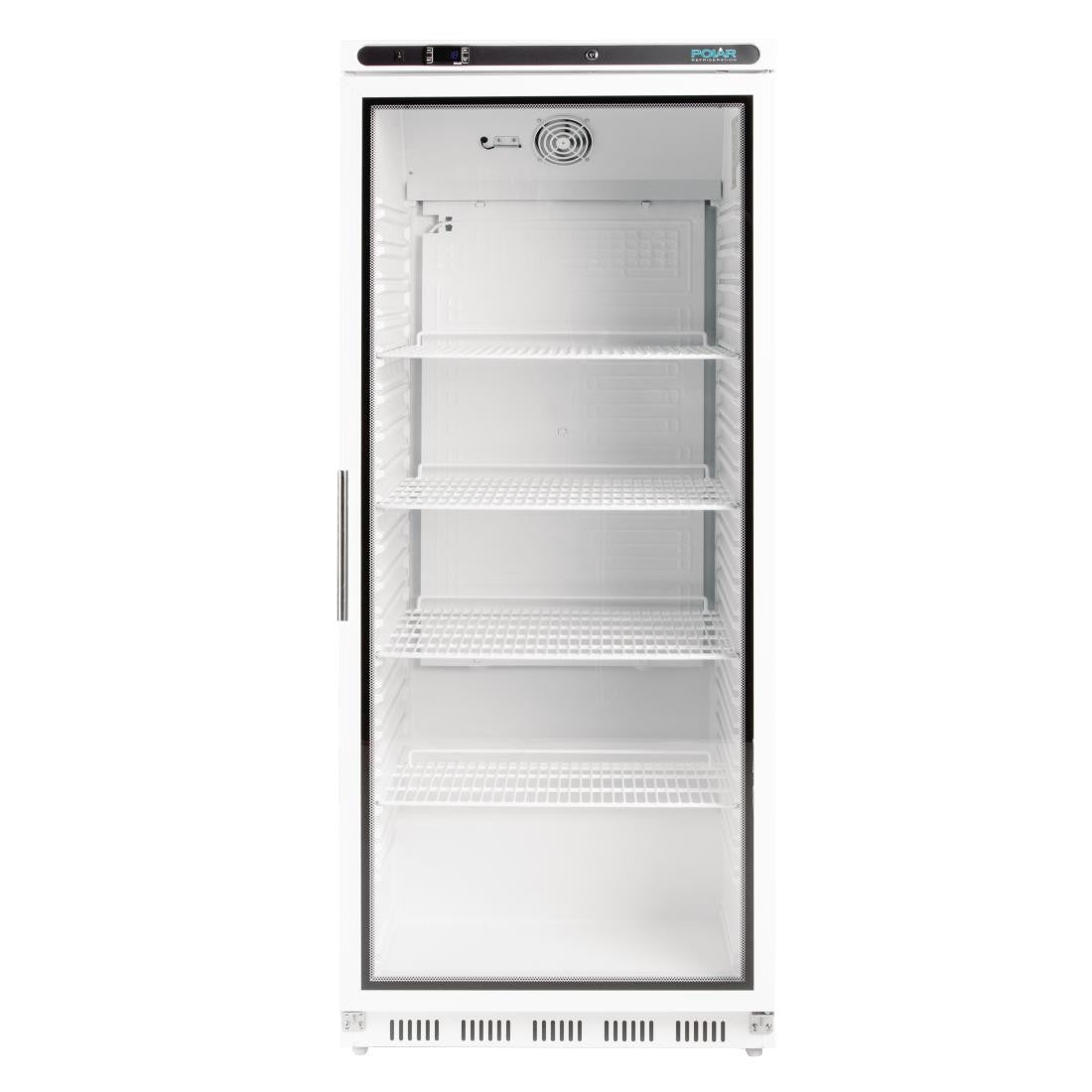 Polar C-Series Upright Display Fridge 600Ltr White CD088