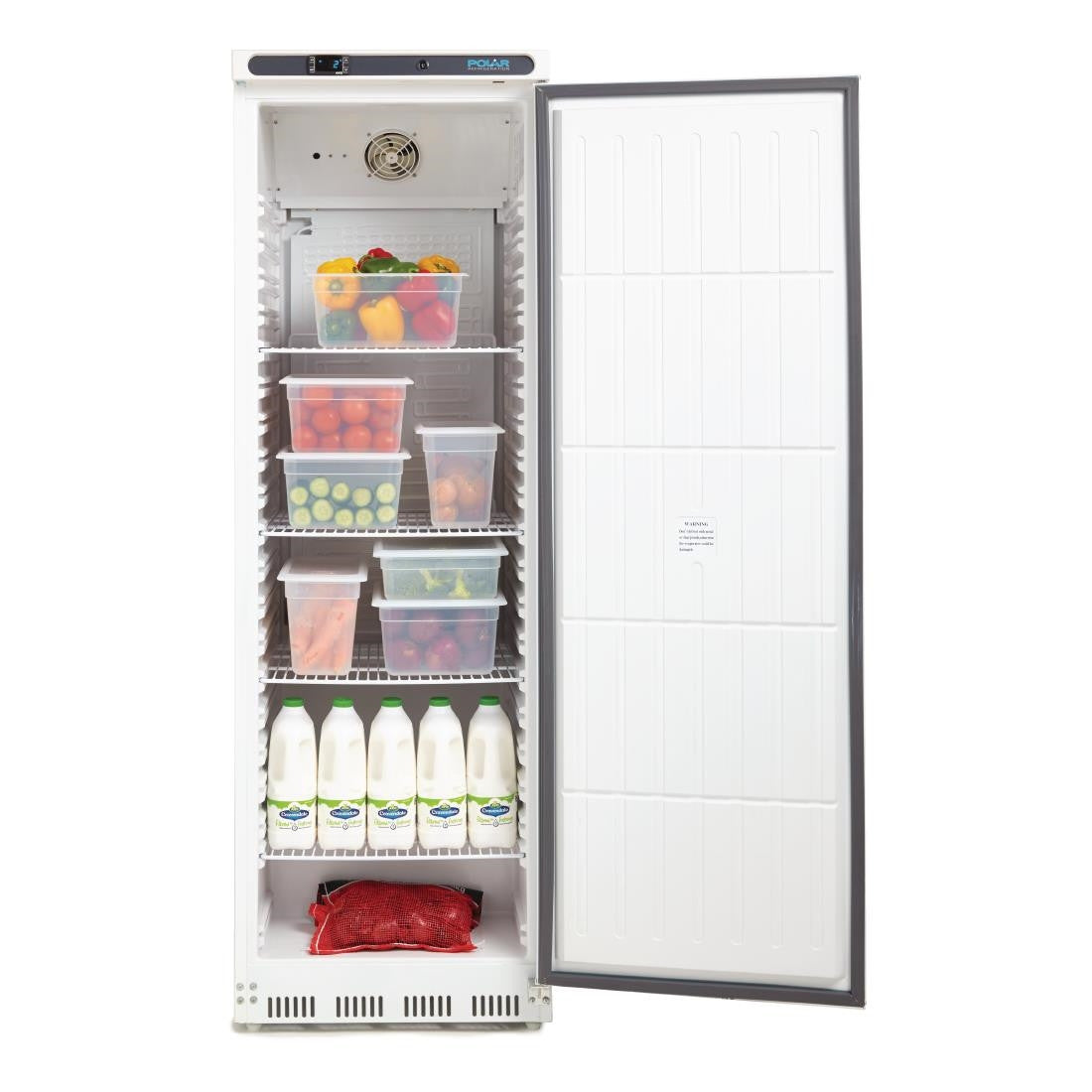 Polar C-Series Upright Fridge White 400Ltr CD612