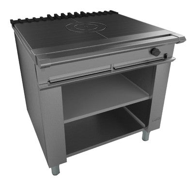 Falcon Chieftain Single Bullseye Solid Top Boiling Table Natural Gas G1026BX CE385-N