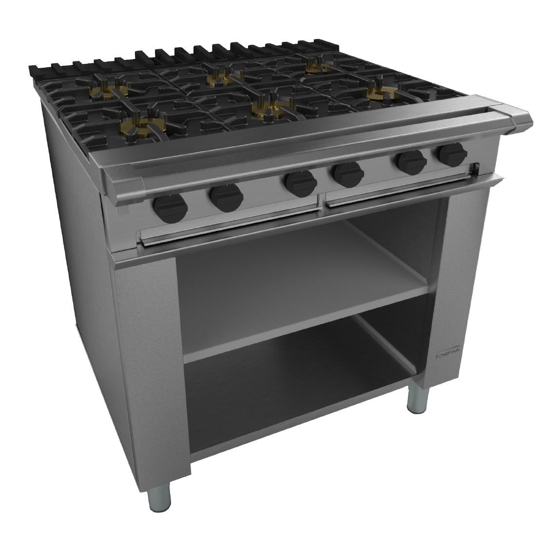 Falcon Chieftain 6 Burner Boiling Table on Legs Natural Gas G1060X CE387-N