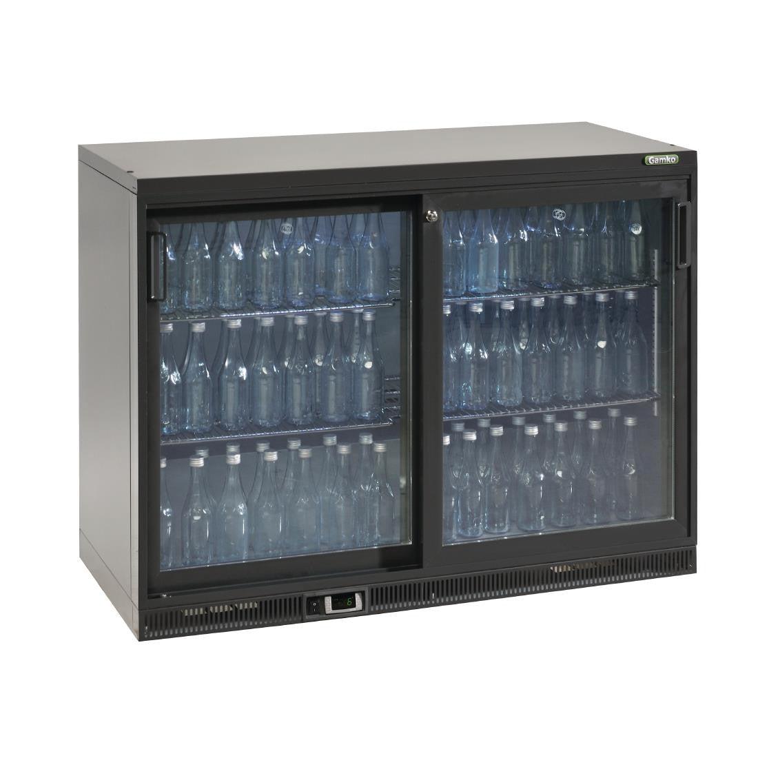 Gamko Bottle Cooler - Double Sliding Door 275 Ltr CE555