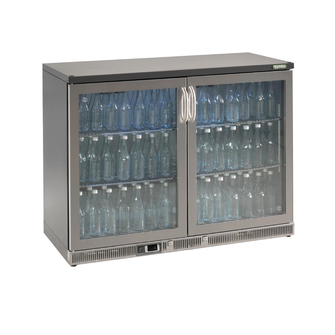 Gamko Bottle Cooler - Double Hinged Door 275 Ltr Stainless Steel CE560