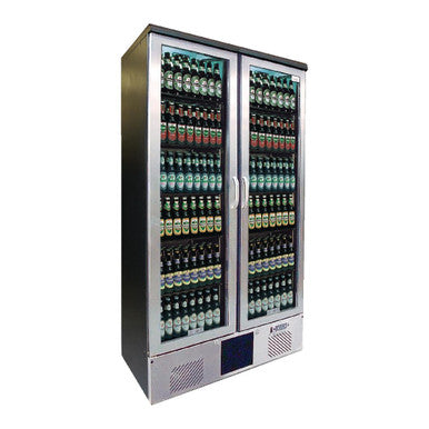 Gamko Maxiglass 2 Glass Door 500Ltr Bottle Cooler Cabinet MG2/500GCS CE566