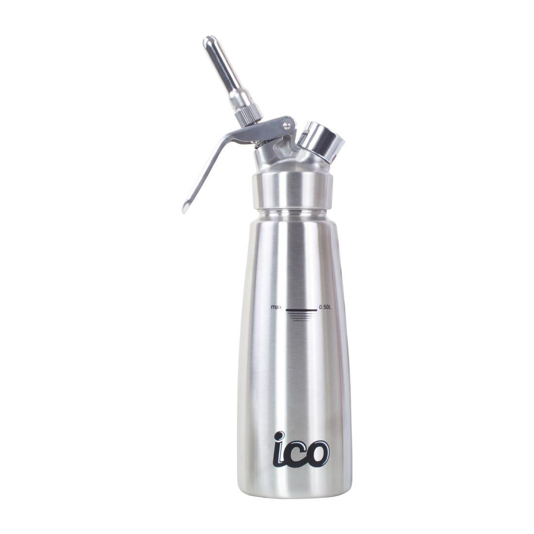 ICO Stainless Steel Whipped Cream Dispenser Silver 500ml CH037