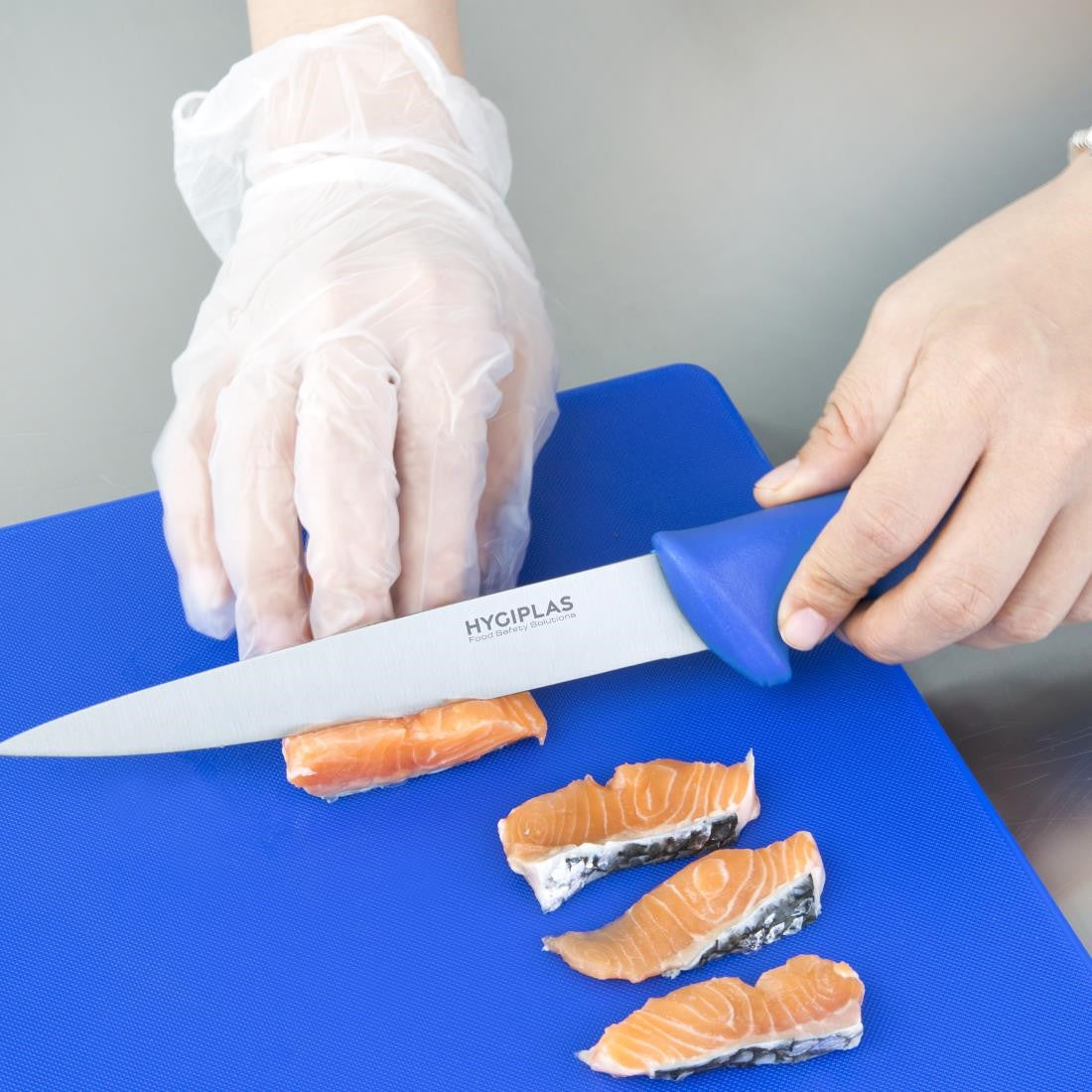 Hygiplas Low Density Chopping Board Set Small (Set of 7 - 12mm High) CH049