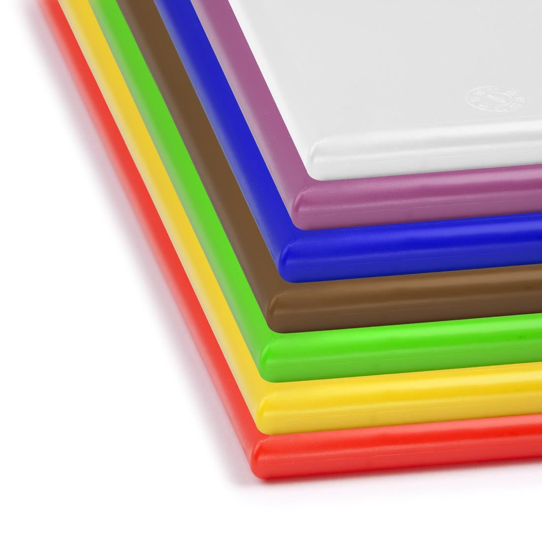 Hygiplas High Density Chopping Board Set Small (Set of 7 - 12mm High) CH050