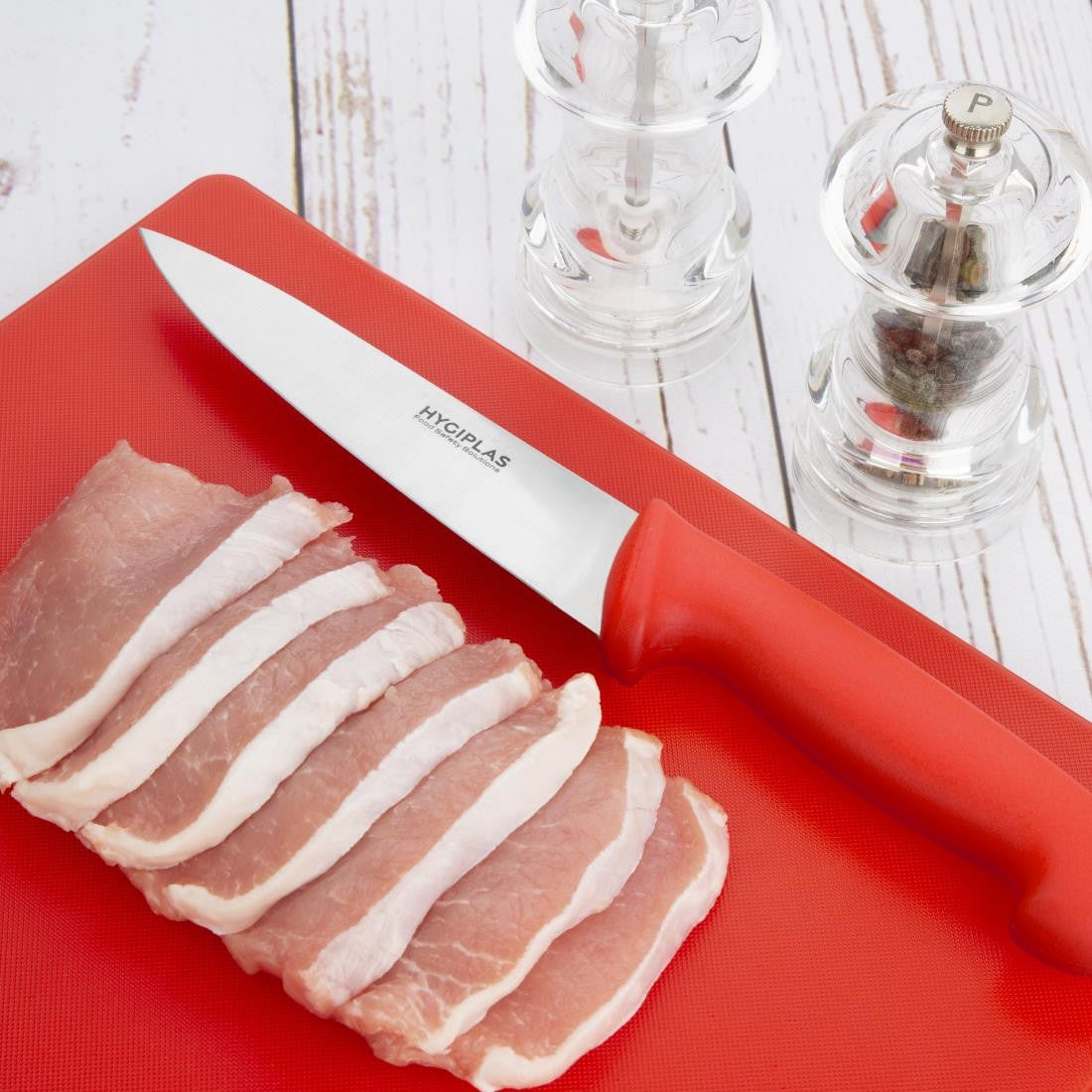 Hygiplas High Density Chopping Board Set Small (Set of 7 - 12mm High) CH050