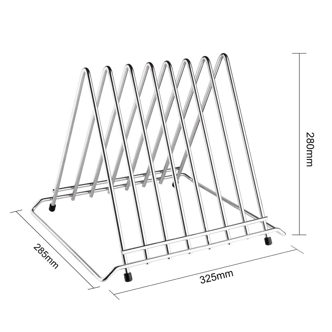 Hygiplas Heavy Duty Chopping Board Rack 7 Slots CH052