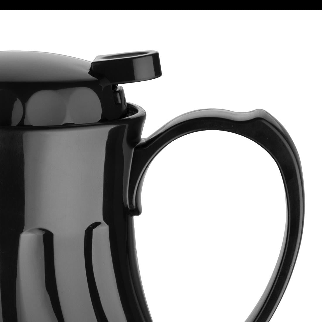 Olympia Insulated Swirl Jug Black 0.5Ltr CH116
