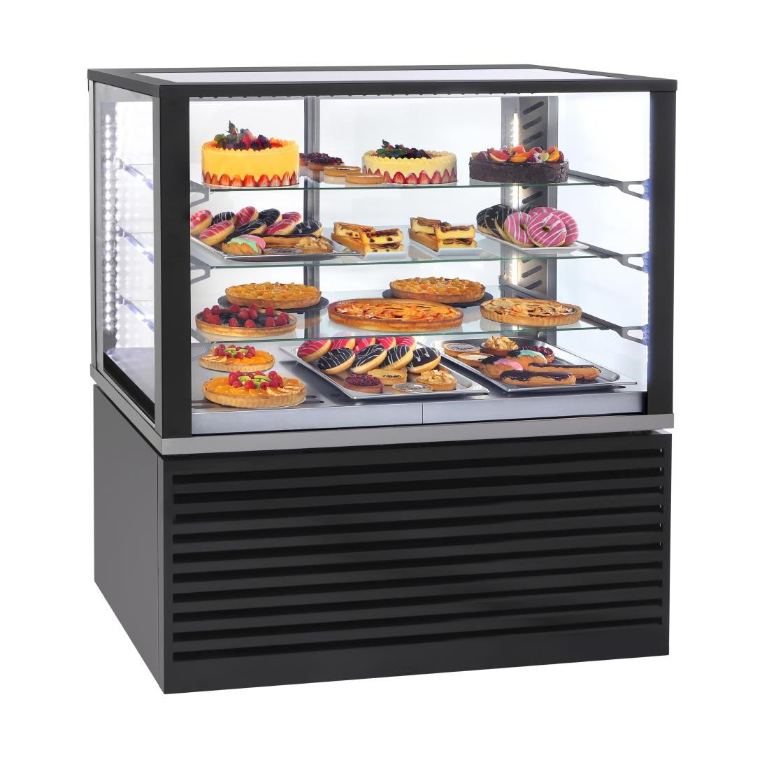 Roller Grill Panoramic Refrigerated Display Cabinet FSC1200 Black CH130