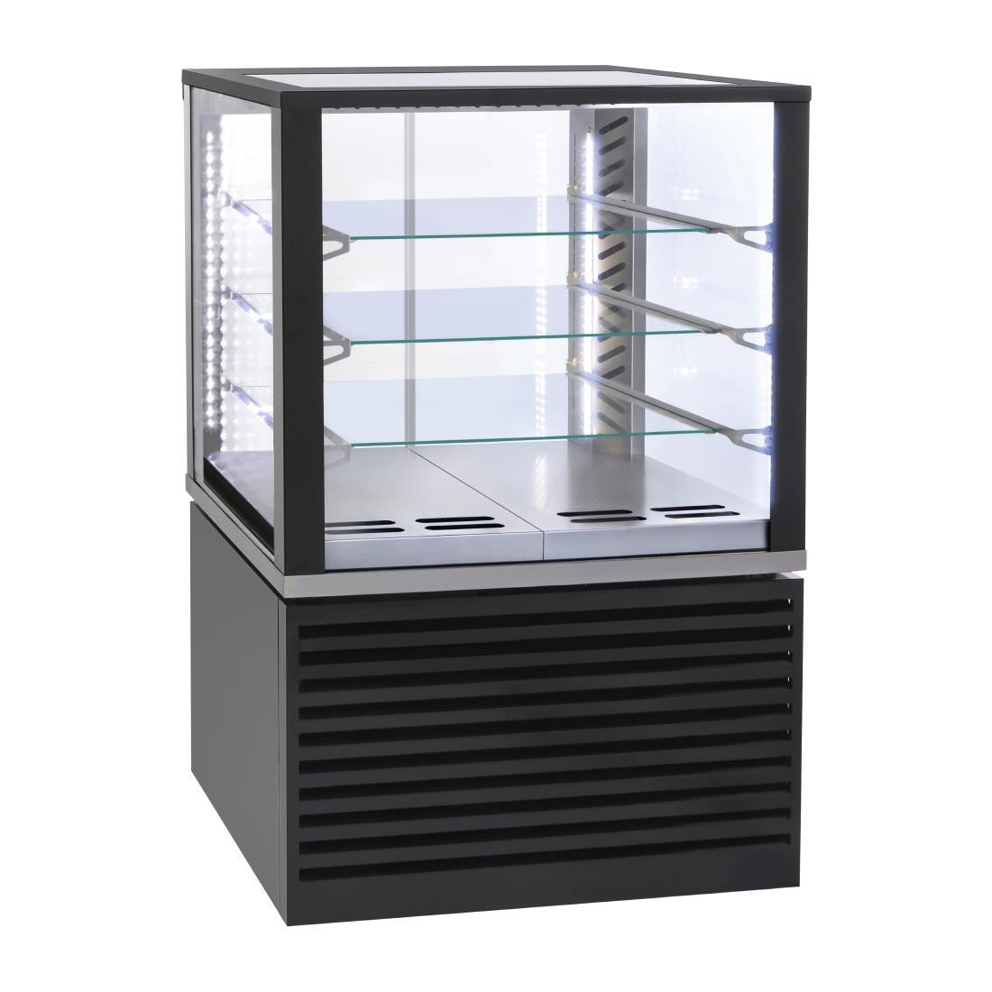 Roller Grill Panoramic Refrigerated Display Cabinet FSC800 Black CH131