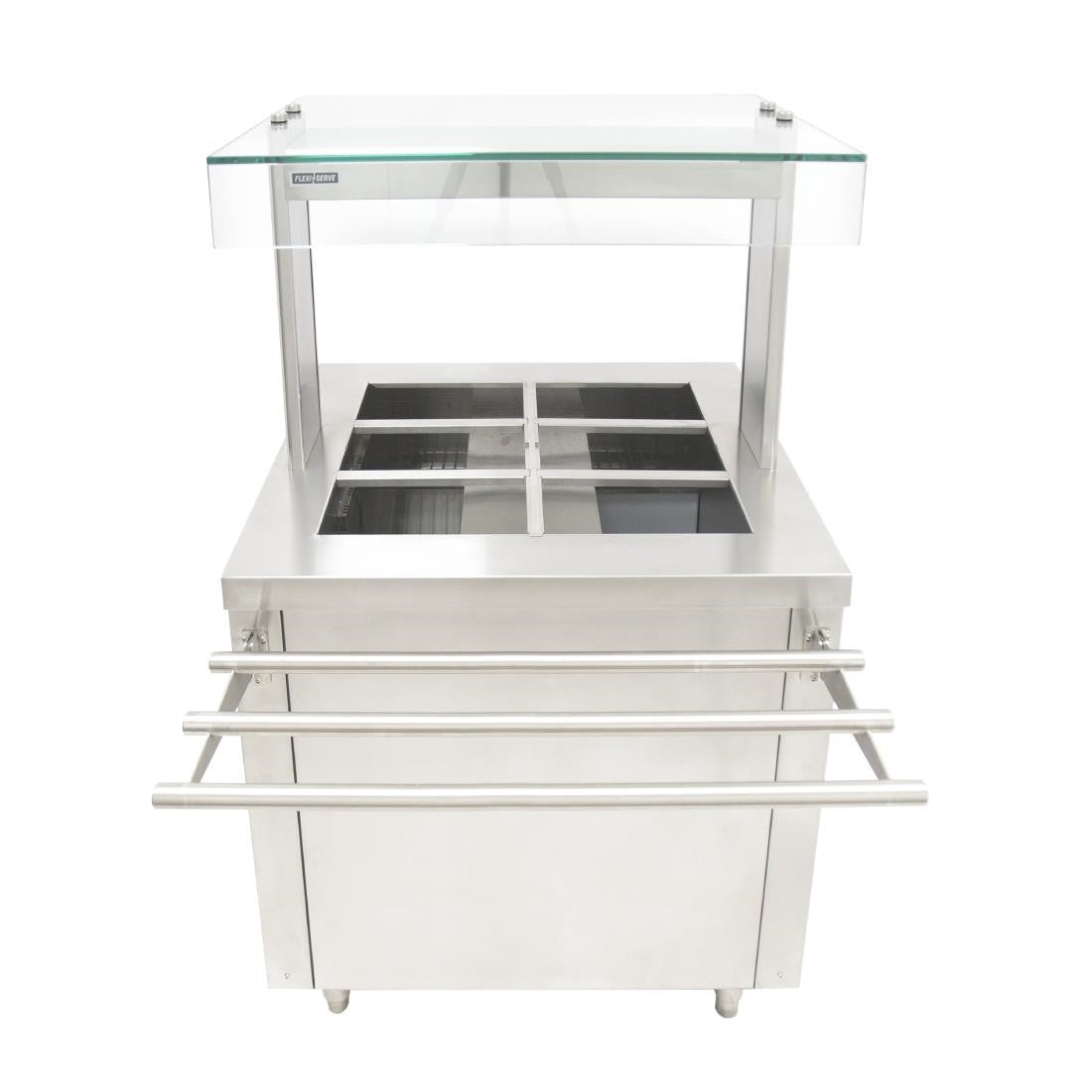 Parry Flexi-Serve Hot Cupboard with Wet Bain Marie Top and Quartz Heated Gantry FS-HBW2PACK CH190