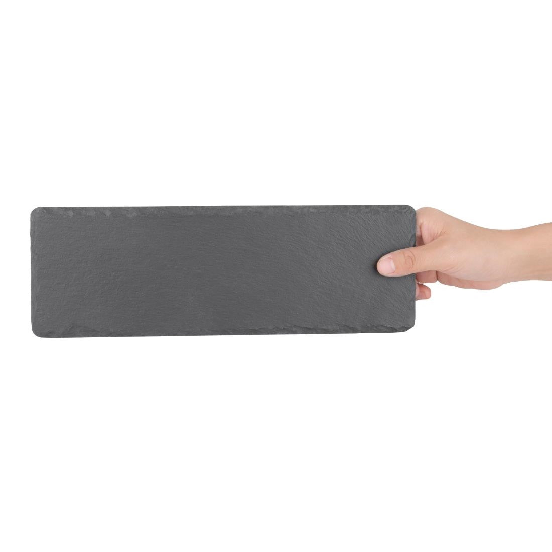 Olympia Natural Slate Rectangular Display Trays 300mm (Pack of 4) CK408