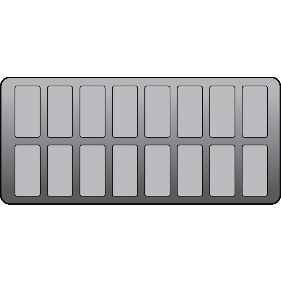 Crystal Optimus 16 Pan Ice Cream Display Counter CK647