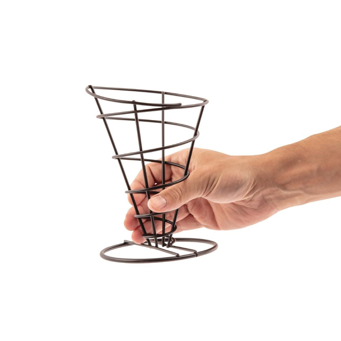 Olympia Wire Chip Cone Black CL319