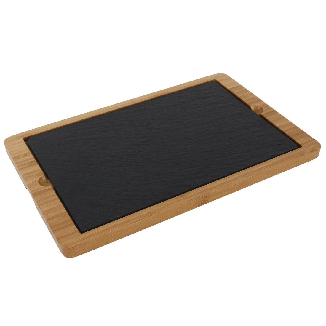 Olympia Smooth Edged Slate Platters 280 x 180mm (Pack of 2) CM063