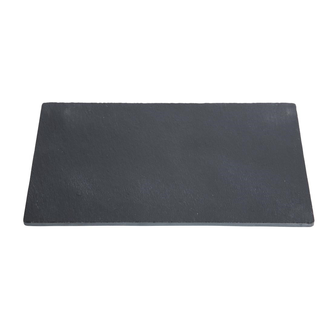 Olympia Smooth Edged Slate Platters 280 x 180mm (Pack of 2) CM063