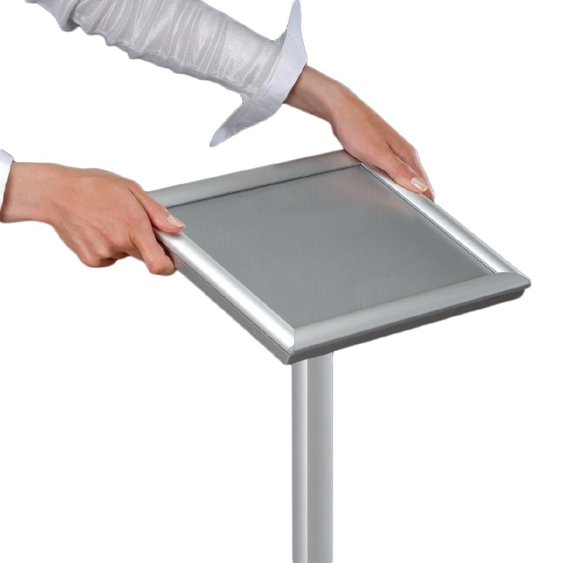 Freestanding Aluminium Menu Display Stand A4 CM120