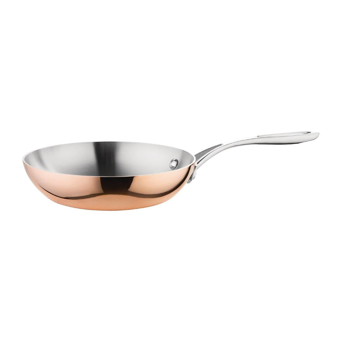 Vogue Tri Wall Copper Frying Pan 200mm CM678