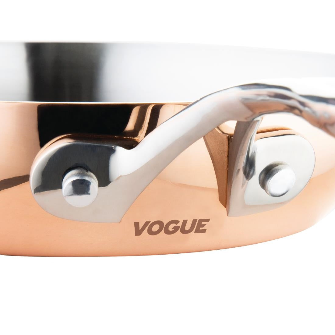 Vogue Tri Wall Copper Frying Pan 240mm CM679