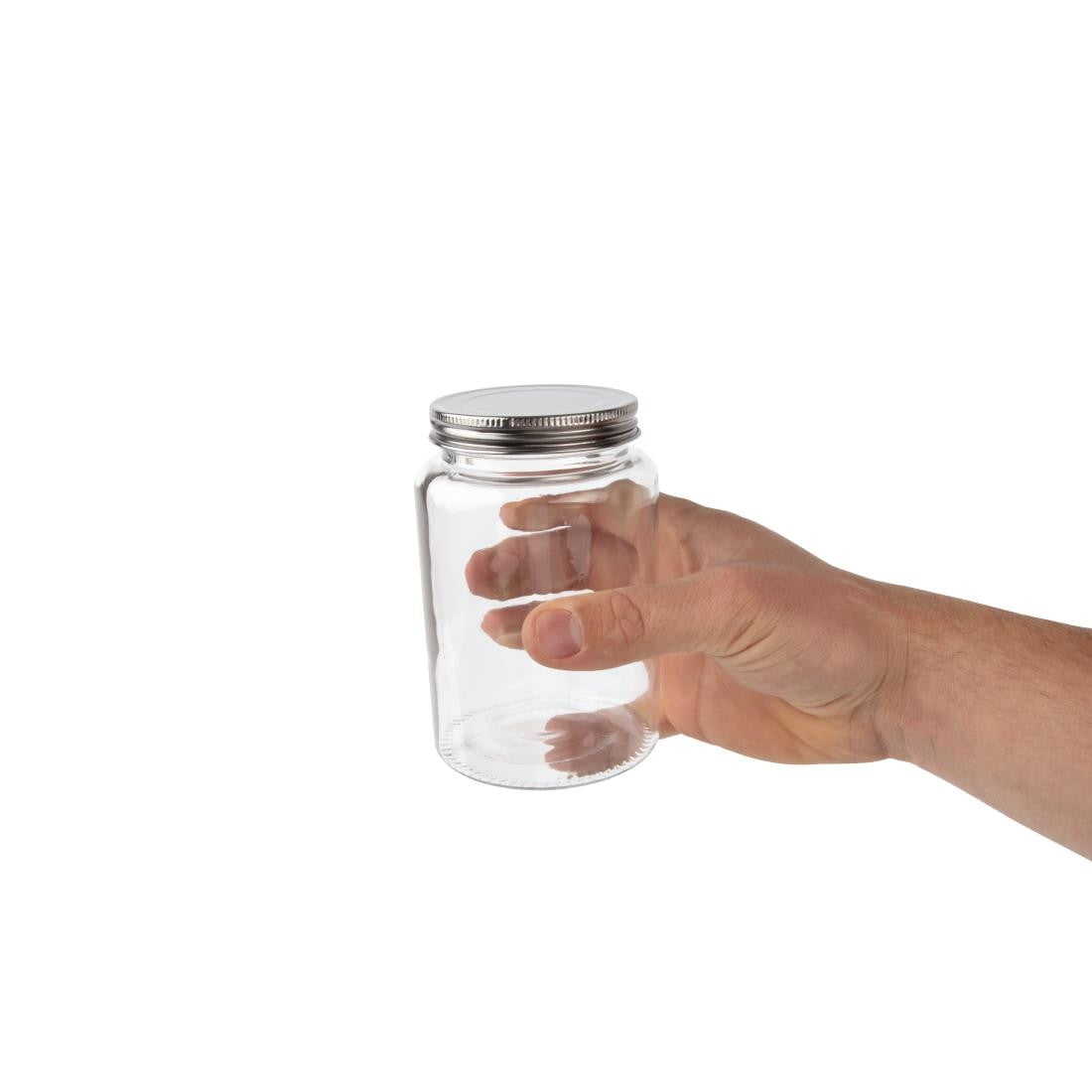 Vogue Glass Screw Top Preserving Jar 550ml (Pack of 6) CP083