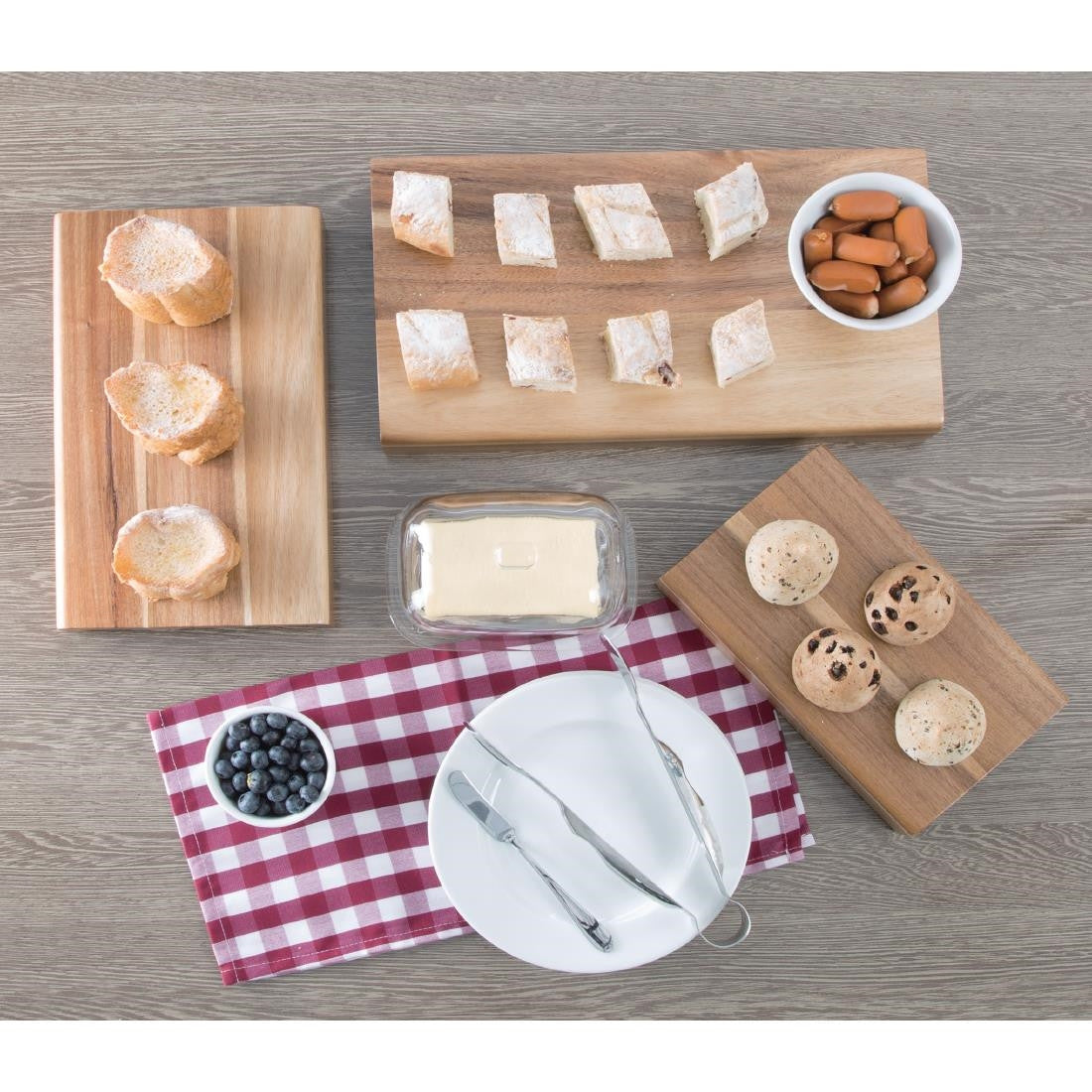 Olympia Acacia Wood Riser Set (Pack of 3) CP697