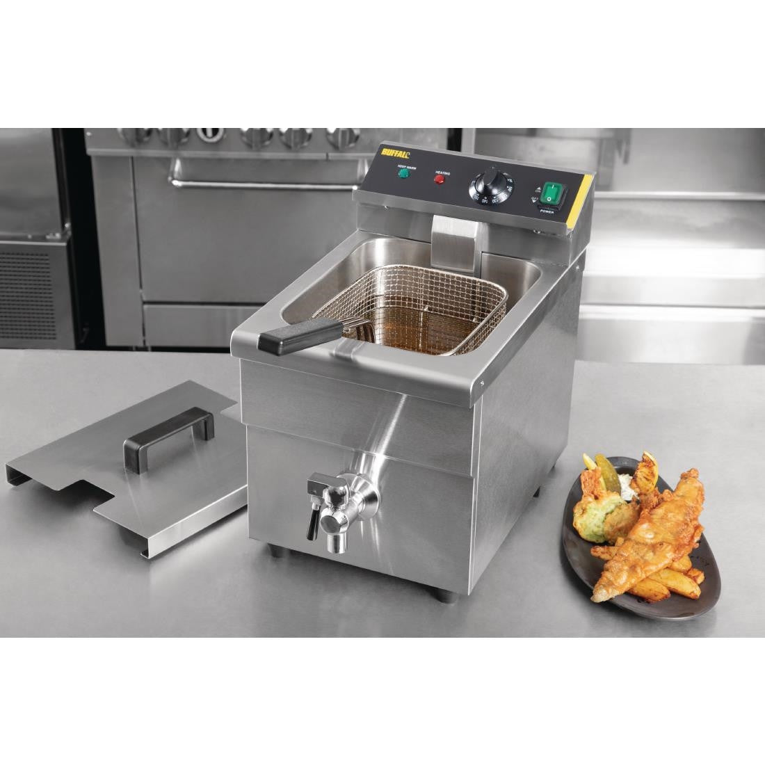 Buffalo Single Tank Single Basket Induction Fryer 3kW CP793
