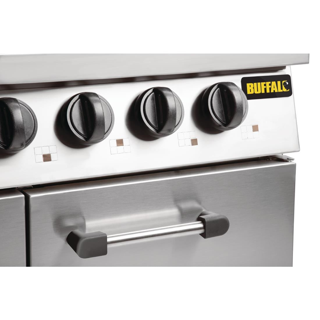 Buffalo 6 Burner Gas Oven Range with Castors CT253