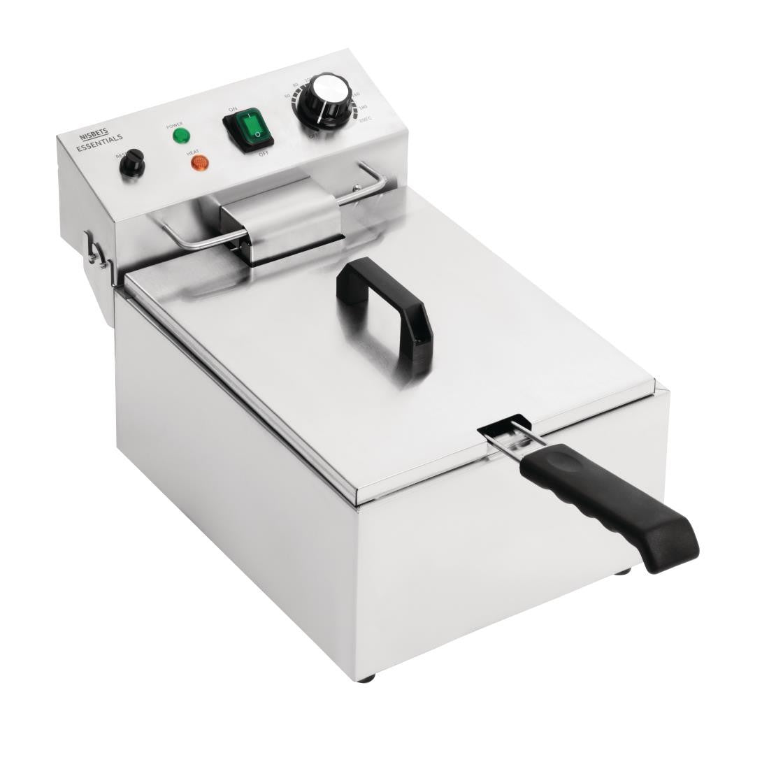 Nisbets Essentials Single Tank Electric Fryer CT956