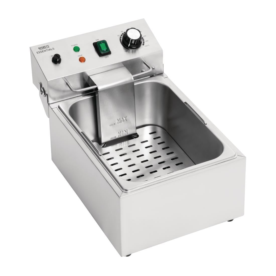 Nisbets Essentials Single Tank Electric Fryer CT956