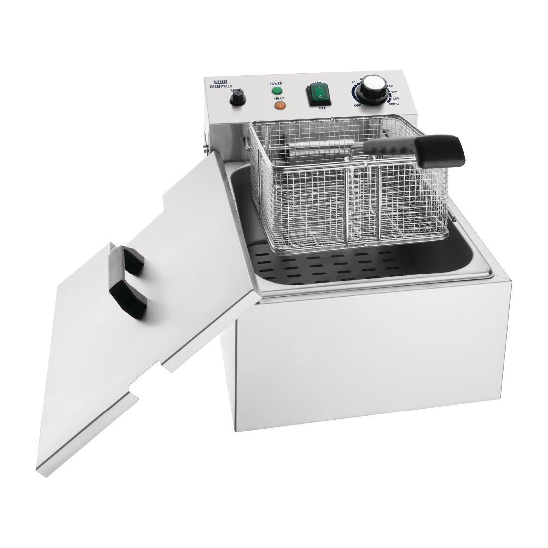 Nisbets Essentials Single Tank Electric Fryer CT956