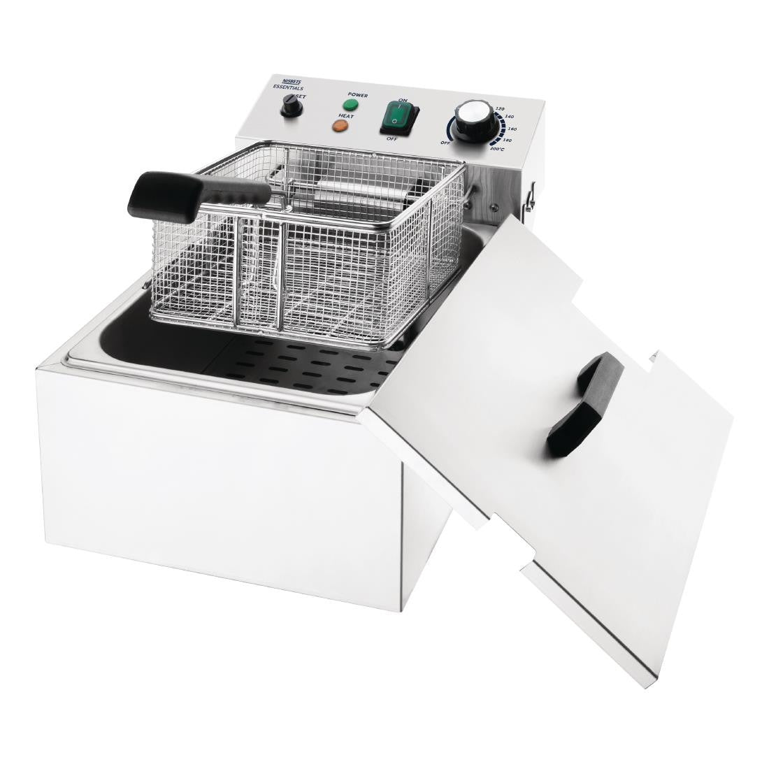 Nisbets Essentials Single Tank Electric Fryer CT956